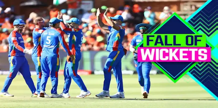 SEC Fall of Wickets vs DSG