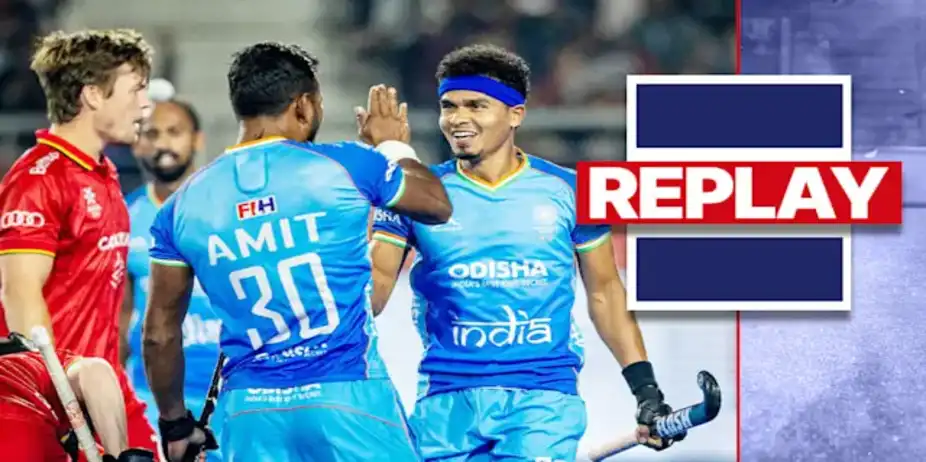 India vs Belgium: Replay
