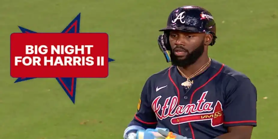 Harris II's Powers Braves Past Dodgers