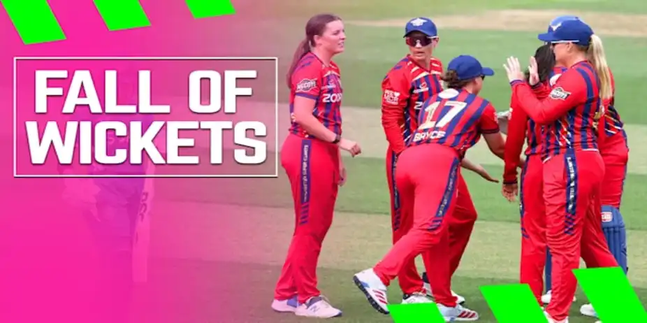 MI London Fall of Wickets vs Manchester Super Giants