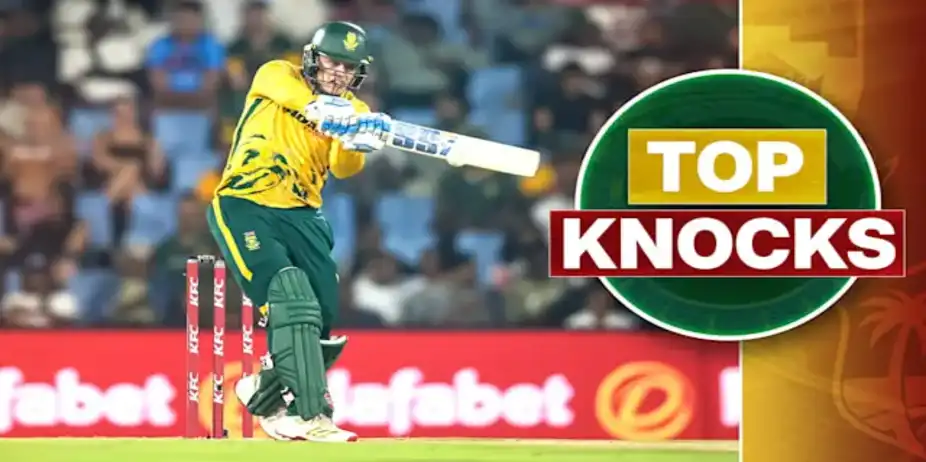 Rickelton's 77* vs WI in 2nd T20I