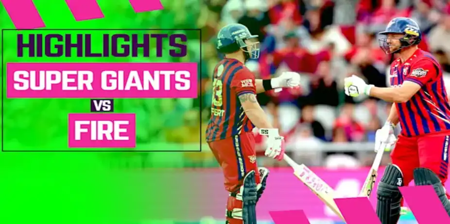 Manchester Super Giants vs Welsh Fire: Highlights