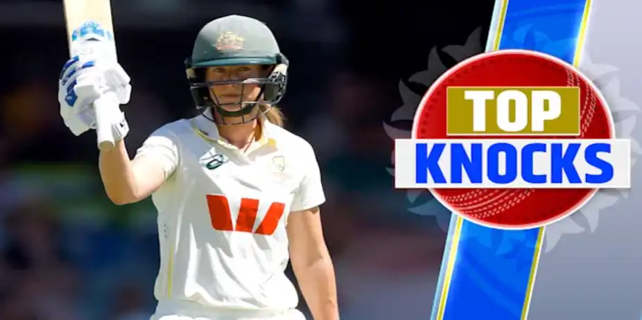 Perry's 76 vs IND in Only Test, 1st Inns