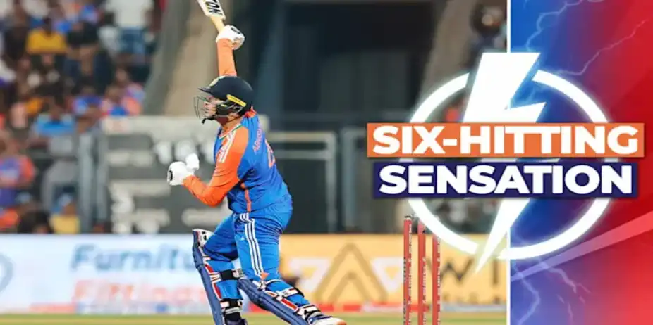 Abhishek's 22 Sixes vs ENG in T20Is