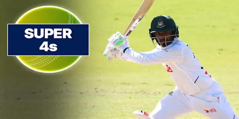 BAN Super 4s vs AUS: 1st Test, 1st Inns
