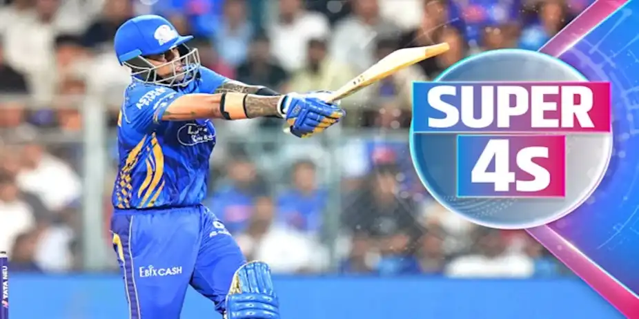 MI vs DC: MI Super 4s