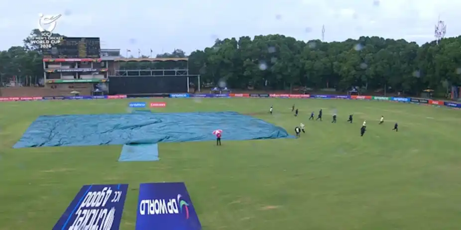 Play Stopped Due to Rain