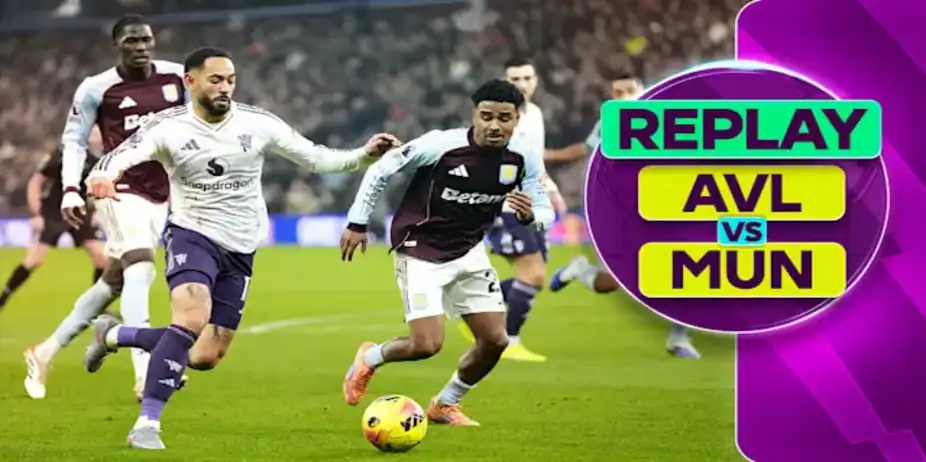 Aston Villa vs Manchester United: Replay