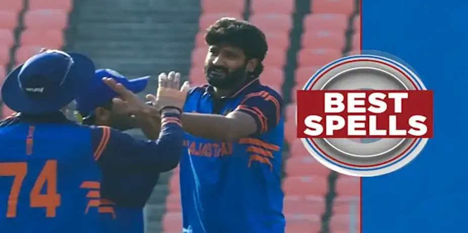 Khaleel's 4/49 vs Jharkhand