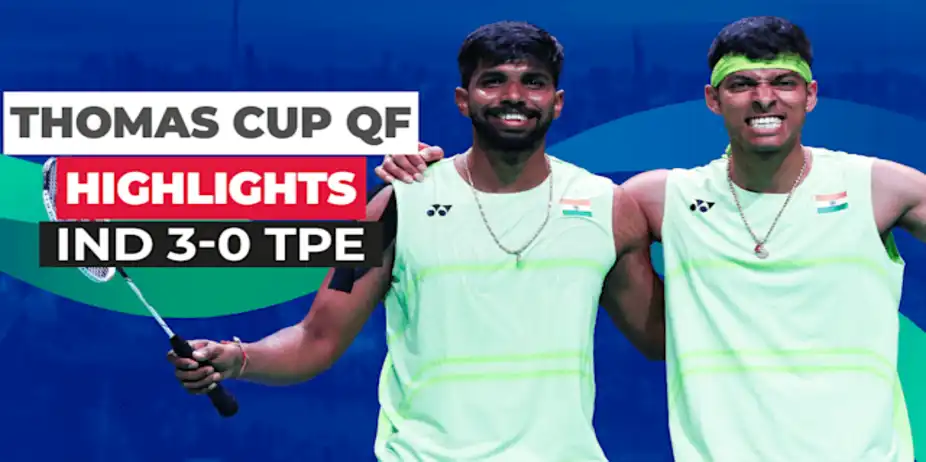 India 3-0 Chinese Taipei: QF, Highlights