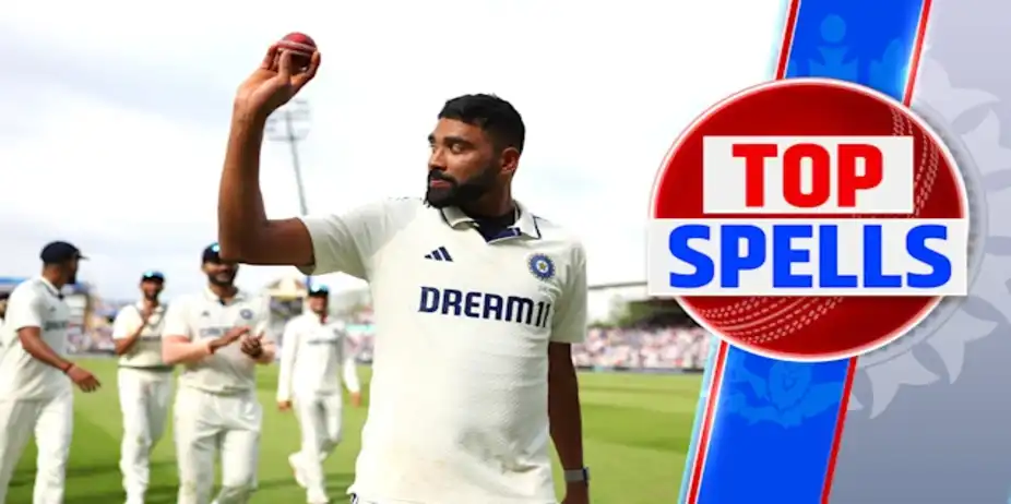 Siraj's 6/70 vs ENG in 2nd Test, 1st Inns