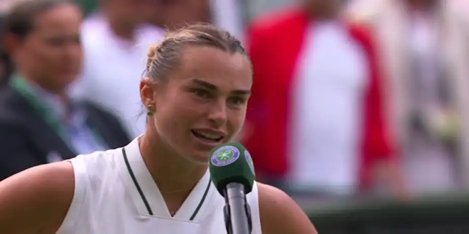 For the First Match It Felt Good: Sabalenka