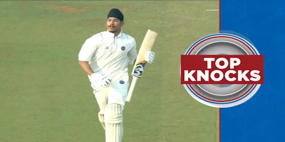 Sharandeep's 139 vs Uttar Pradesh in 1st Inns