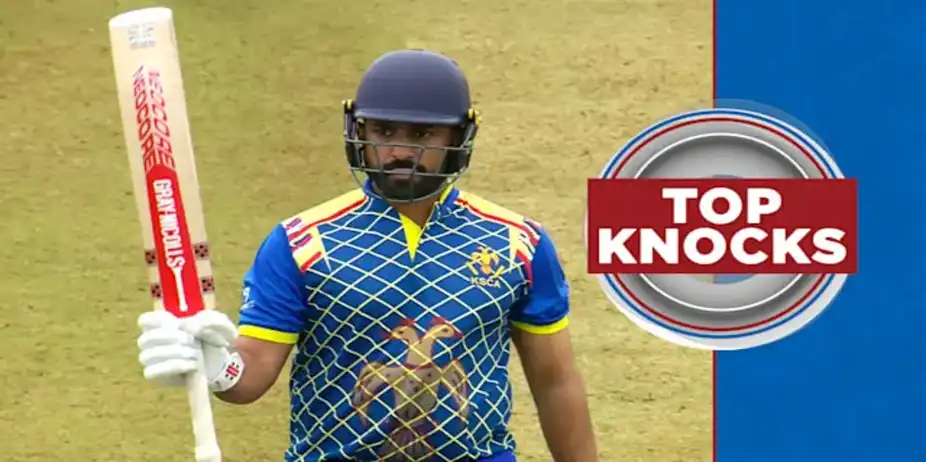 Karun's 74* vs Mumbai in QF