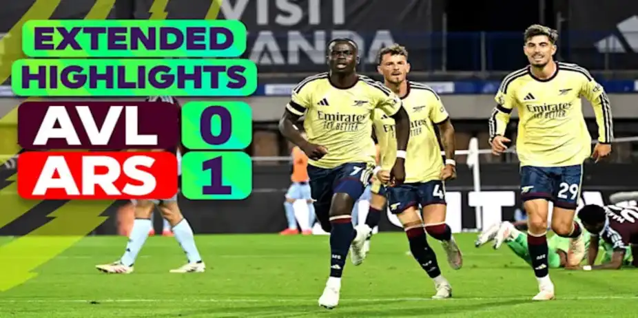 Aston Villa vs Arsenal: Extended Highlights