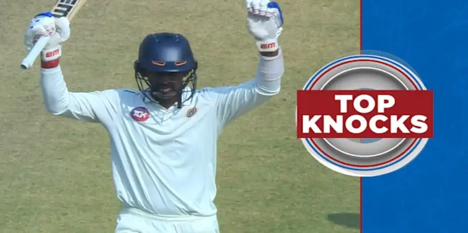 Aparajith's 105* vs Madhya Pradesh in 2nd Inns