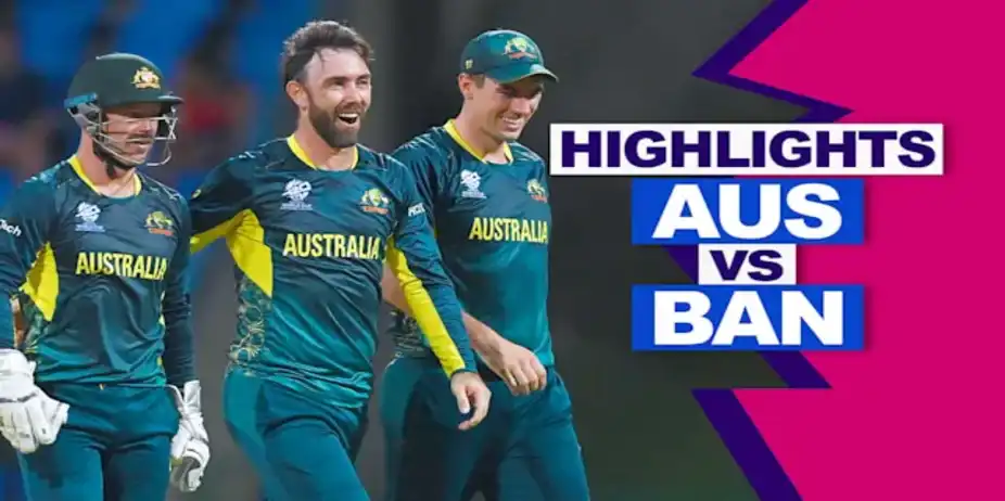 AUS Stroll Past BAN in Rain-hit Clash