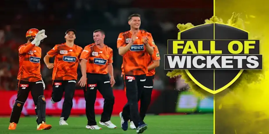 Melbourne Renegades Fall of Wickets vs Perth Scorchers