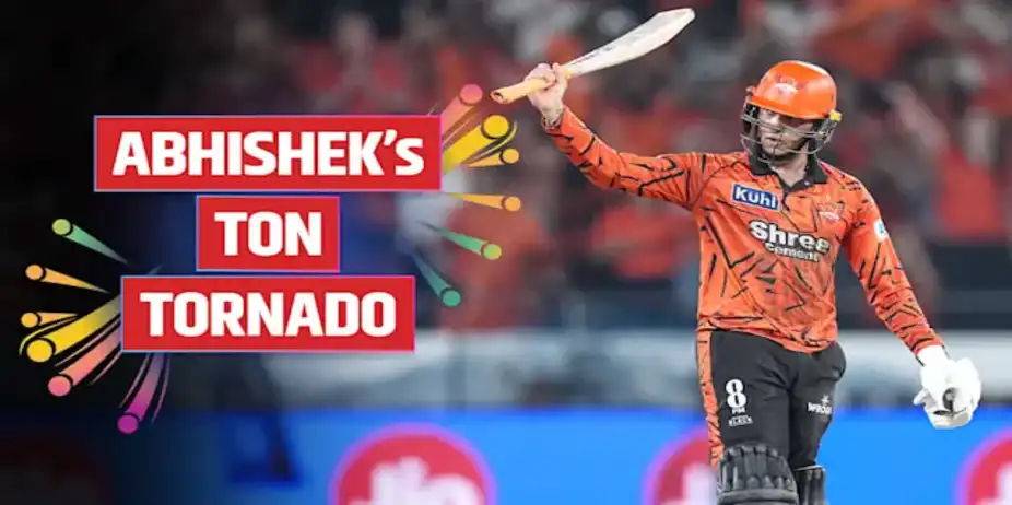 6,6! Ton No.2 For Abhishek in TATA IPL
