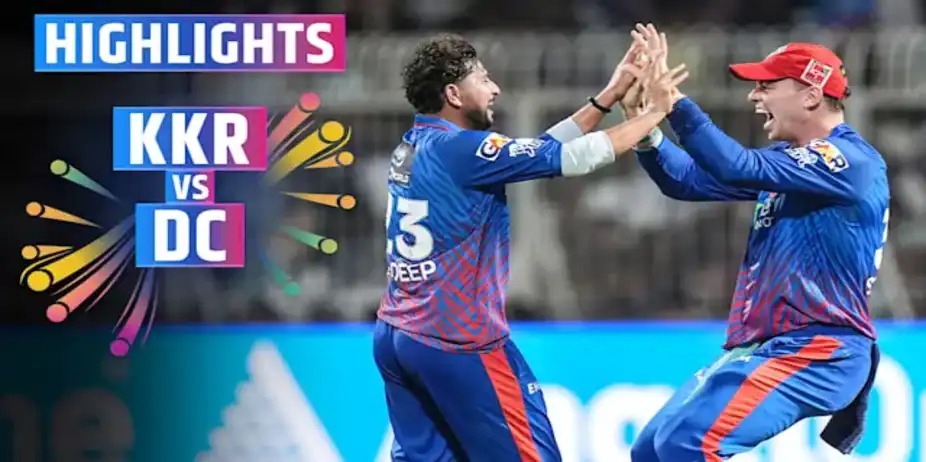 KKR vs DC: Highlights