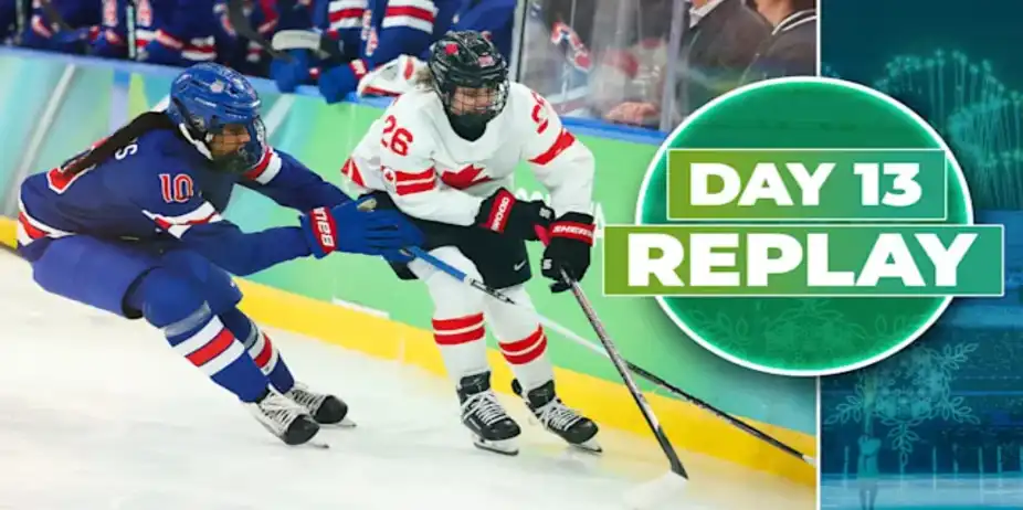 Winter Olympics: Day 13, Replay