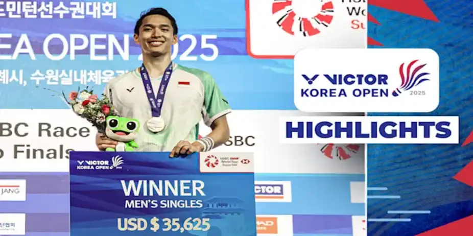 Anders Antonsen vs Jonatan Christie: Highlights