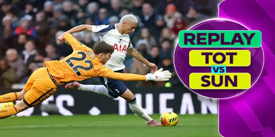 Tottenham Hotspur vs Sunderland: Replay