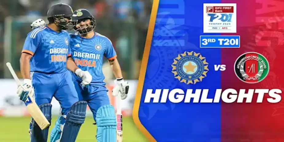 2024: India vs Afghanistan, 3rd T20I Highlights