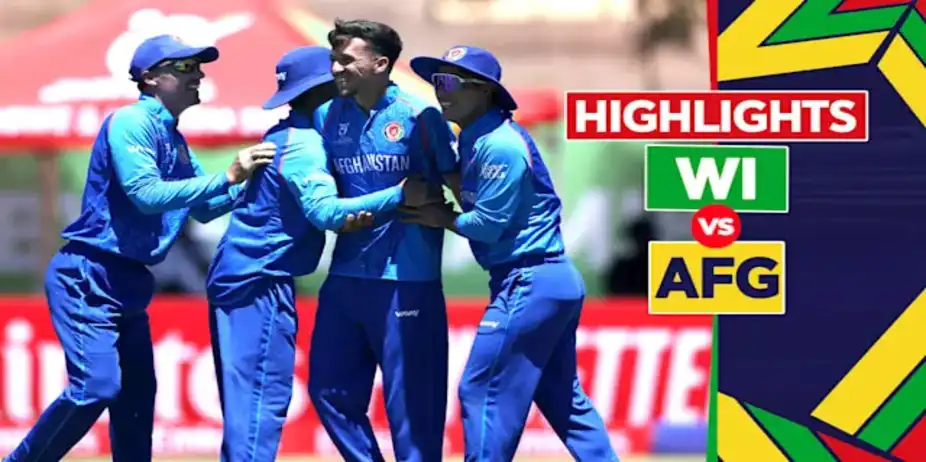 West Indies vs Afghanistan: Highlights