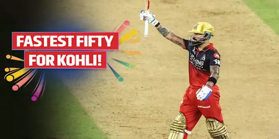 Kohli Reaches Fifty in Style