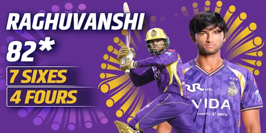 Raghuvanshi's 82* vs GT