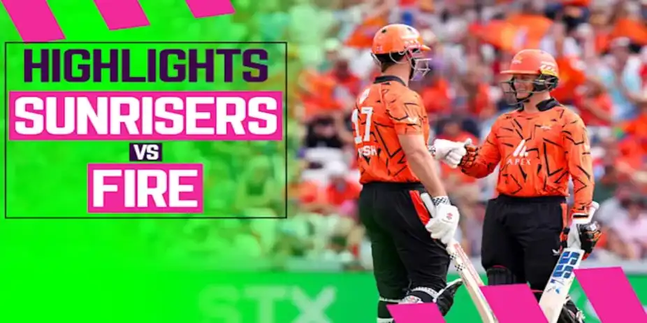 SunRisers Leeds vs Welsh Fire: Highlights