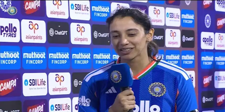 Really Happy to Get the Win: Smriti