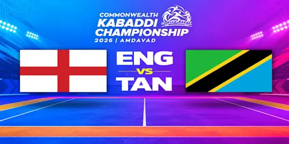 England vs Tanzania, Men's Group A