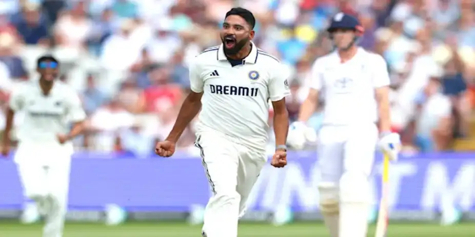 Lightning Siraj Strikes Twice in an Over