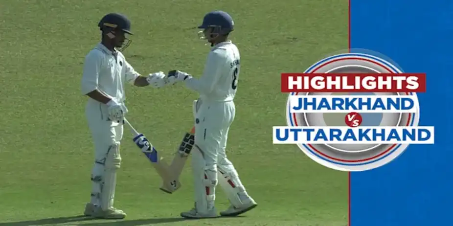 QF: Jharkhand vs Uttarakhand - Day 1, Highlights