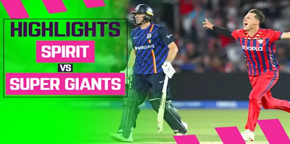 London Spirit vs Manchester Super Giants: Highlights