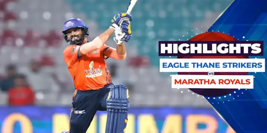 Eagle Thane Strikers vs Maratha Royals: Highlights