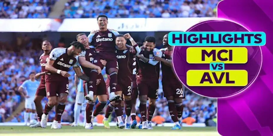 Manchester City 1-2 Aston Villa