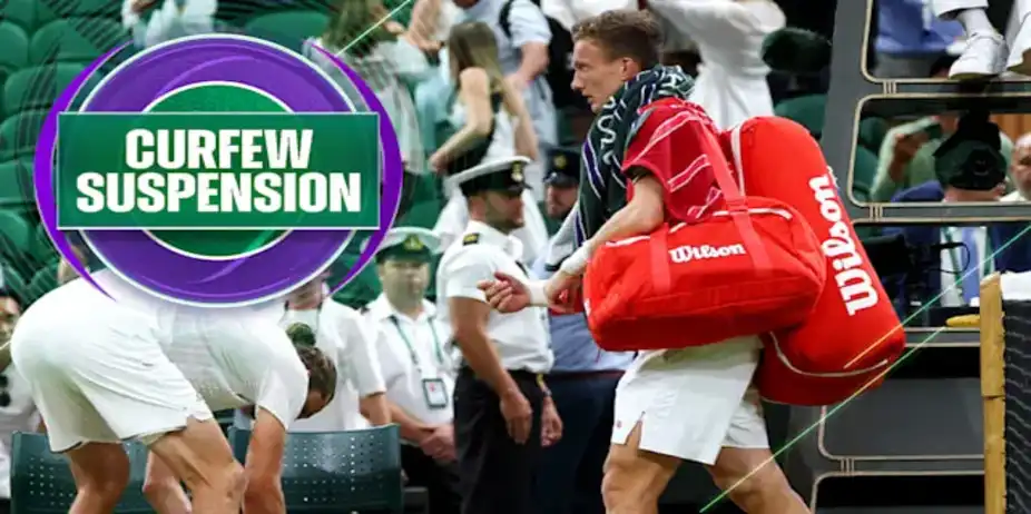 Zverev Leads Lehecka as Play Suspended