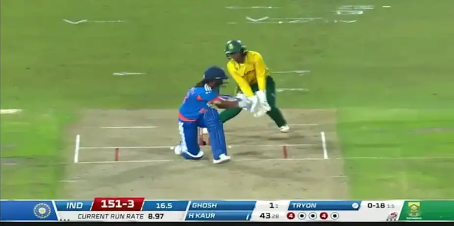 Harmanpreet On Fire!