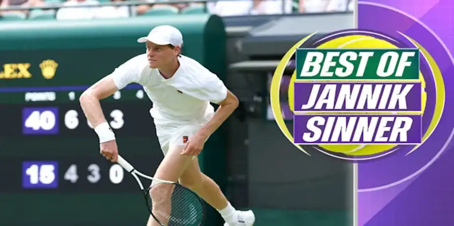 Best of Sinner in Wimbledon 2025
