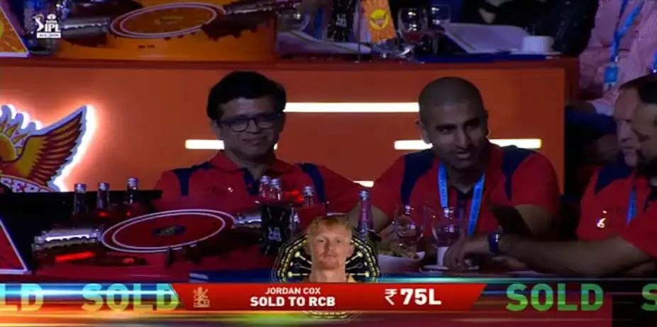 75L! RCB Welcome Cox