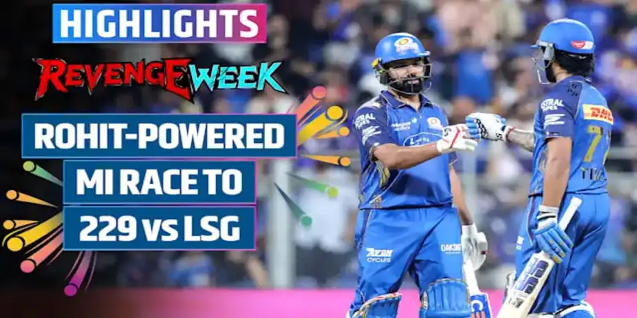 MI vs LSG: Highlights