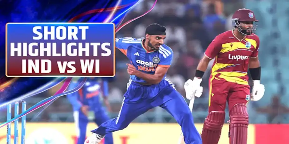 IND vs WI: 1st T20I,  Short Highlights