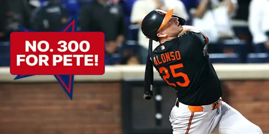 Orioles' Alonso Unleashes No. 300