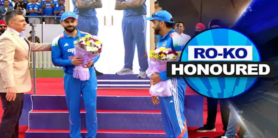 Ro-Ko Felicitated in Vadodara