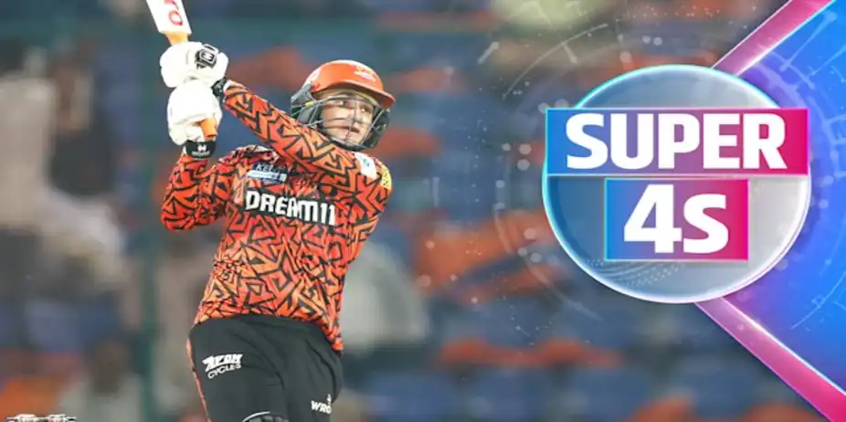SRH vs KKR: SRH Super 4s