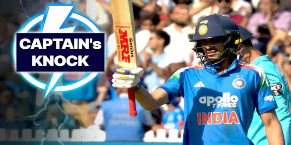 Fifty! Captain Gill Leads from Front