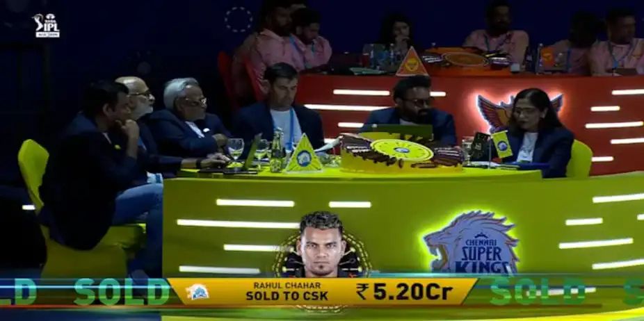 5.20 Cr! CSK Rack Up Rahul Chahar